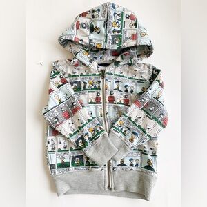 BabyGap size 4 Peanuts comic Zip-up Sweater